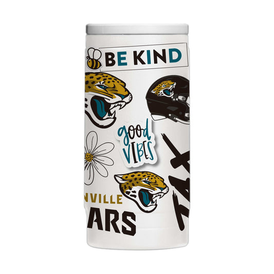 Jacksonville Jaguars 12oz Native Powercoat Slim Can Coolie