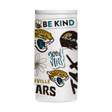 Jacksonville Jaguars 12oz Native Powercoat Slim Can Coolie - Logo Brands - Flyclothing LLC