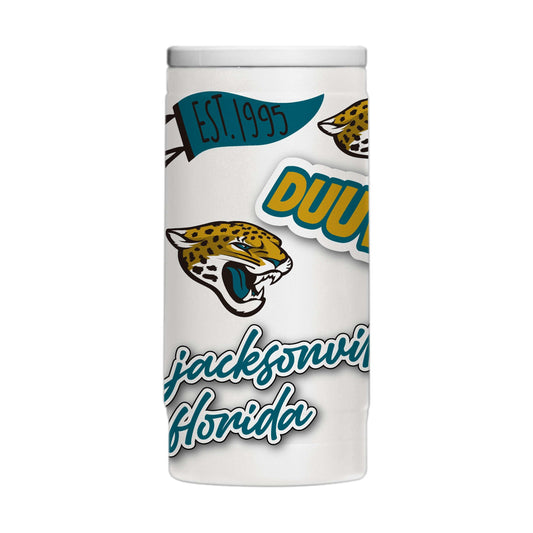 Jacksonville Jaguars 12oz Native Powercoat Slim Can Coolie