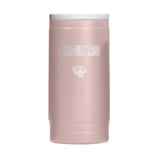 Jacksonville Jaguars  Stencil Powder Coat Slim Can Coolie
