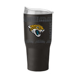 Jacksonville Jaguars 30oz Replay Powder Coat Tumbler - Logo Brands - Flyclothing LLC
