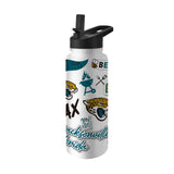 Jacksonville Jaguars 34oz Native Quencher Bottle - Logo Brands - Flyclothing LLC