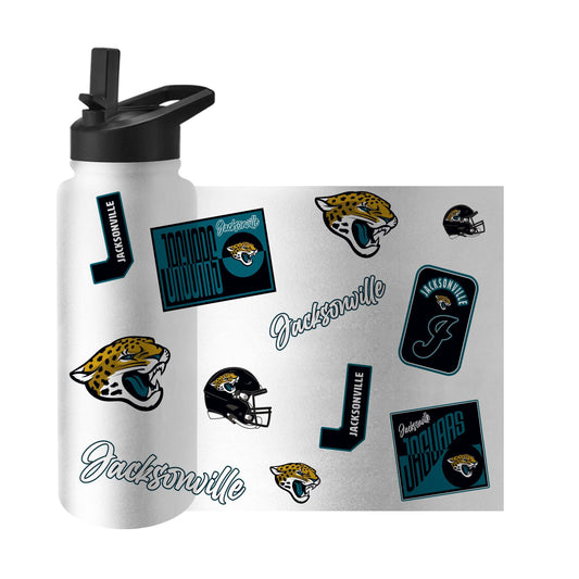 Jacksonville Jaguars Dreamweave 34oz Quencher Bottle - Logo Brands - Flyclothing LLC