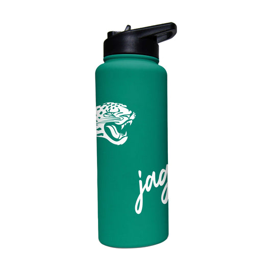 Jacksonville Jaguars 34oz Optic Bold Soft Touch Quencher - Logo Brands - Flyclothing LLC