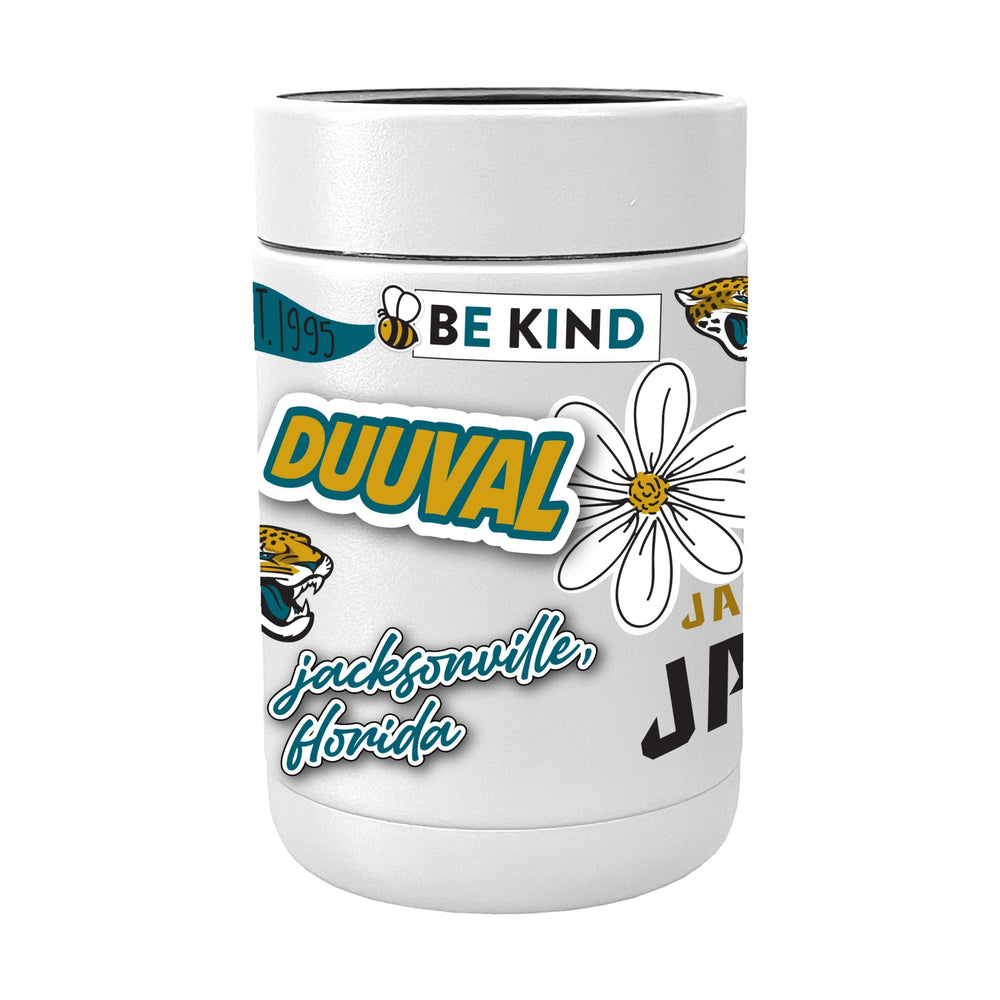 Jacksonville Jaguars Powder Native Coat Coolie - Logo Brands - Flyclothing LLC