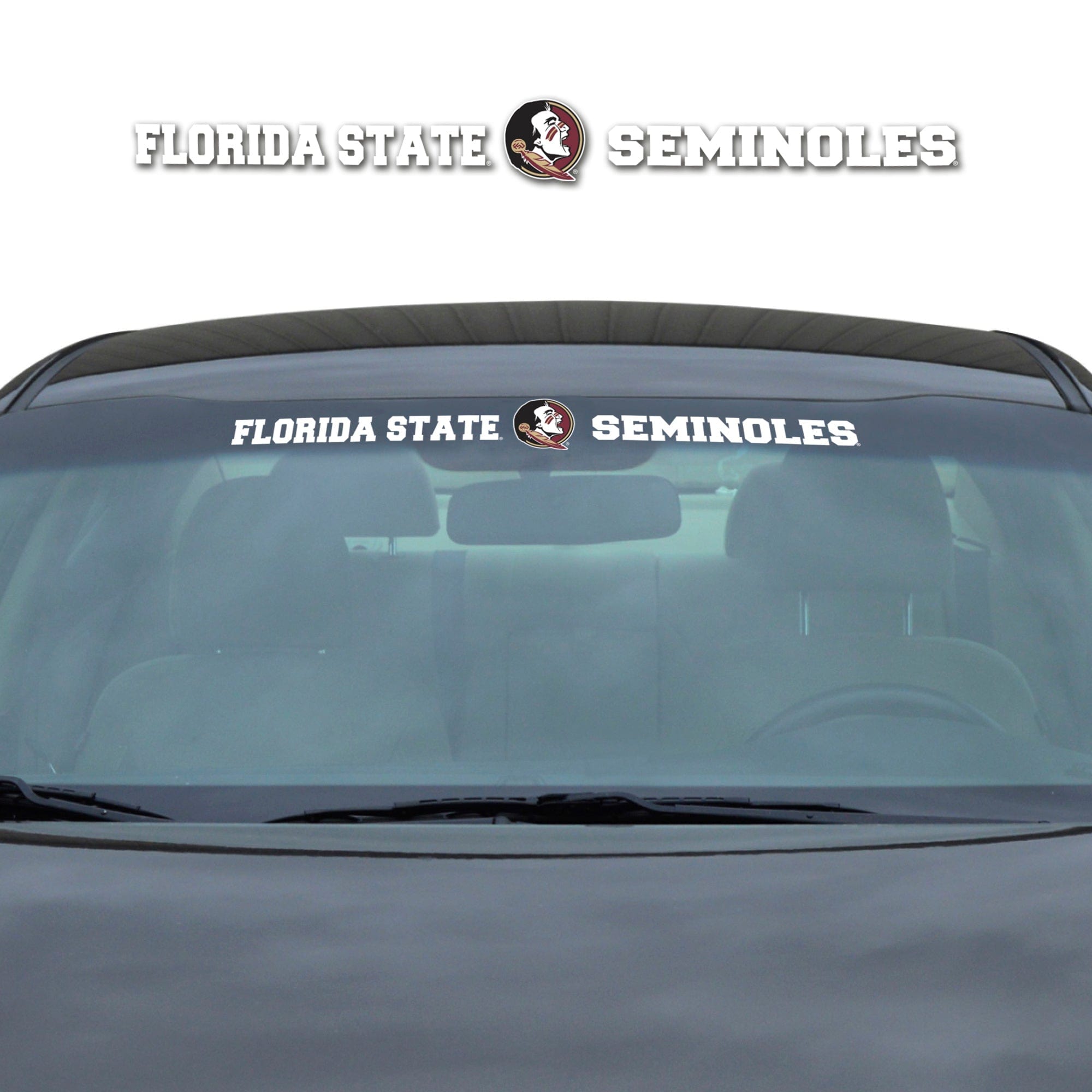 Florida State Seminoles Sun Stripe Windshield Decal 3.25 in. x 34 in. - Florida State