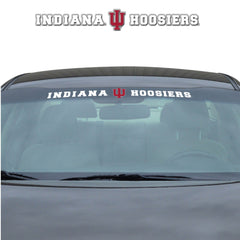 Indiana Hooisers Sun Stripe Windshield Decal 3.25 in. x 34 in. - Indiana