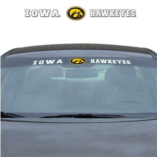 Iowa Hawkeyes Sun Stripe Windshield Decal 3.25 in. x 34 in. - Iowa