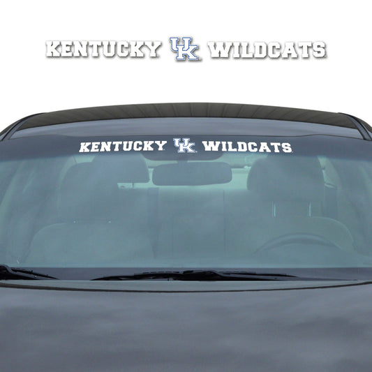 Kentucky Wildcats Sun Stripe Windshield Decal 3.25 in. x 34 in. - Kentucky