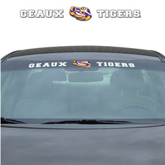 LSU Tigers Sun Stripe Windshield Decal 3.25 in. x 34 in.