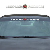 Maryland Terrapins Sun Stripe Windshield Decal 3.25 in. x 34 in. - Maryland