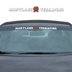 Maryland Terrapins Sun Stripe Windshield Decal 3.25 in. x 34 in. - Maryland