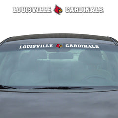 Louisville Cardinals Sun Stripe Windshield Decal 3.25 in. x 34 in. - Louisville