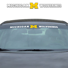 Michigan Wolverines Sun Stripe Windshield Decal 3.25 in. x 34 in.