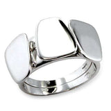61518 - Rhodium Brass Ring with No Stone - Alamode - Flyclothing LLC