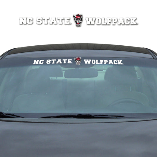 NC State Wolfpack Sun Stripe Windshield Decal 3.25 in. x 34 in. - NC State