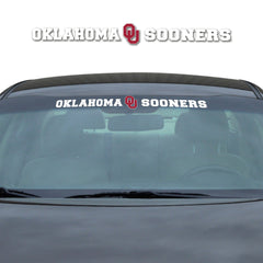 Oklahoma Sooners Sun Stripe Windshield Decal 3.25 in. x 34 in. - Oklahoma