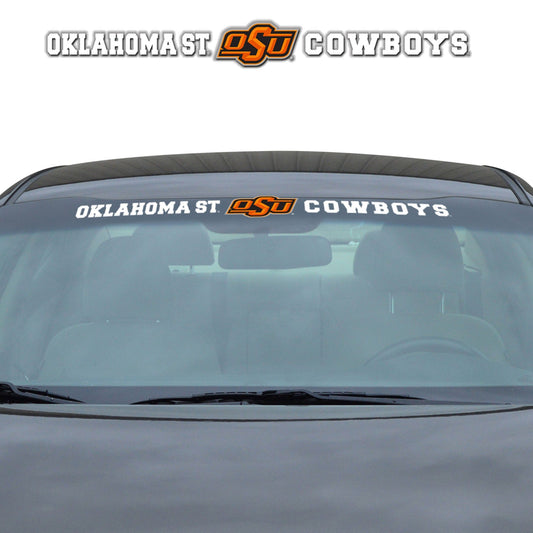 Oklahoma State Cowboys Sun Stripe Windshield Decal 3.25 in. x 34 in. - Oklahoma State