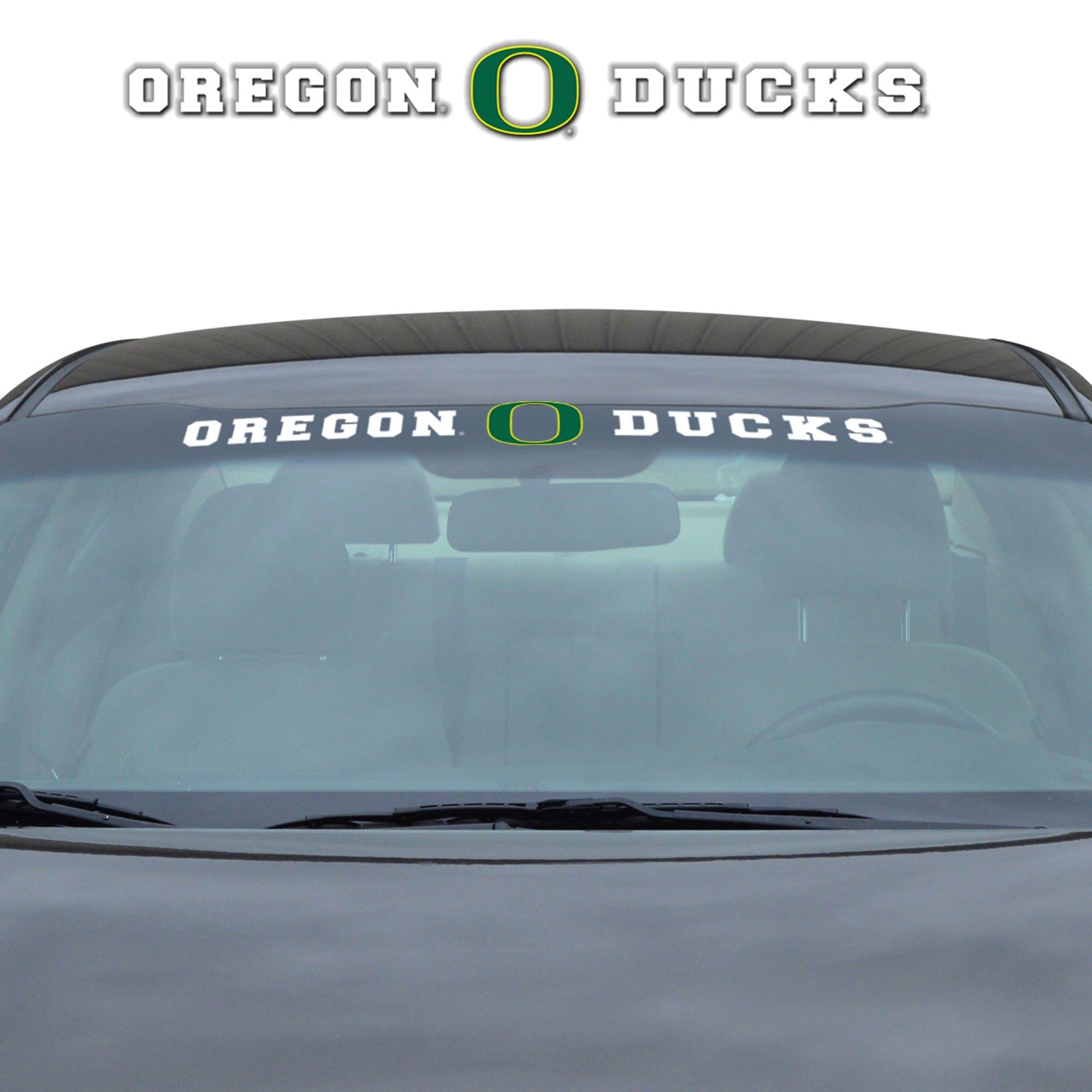Oregon Ducks Sun Stripe Windshield Decal 3.25 in. x 34 in. - Oregon