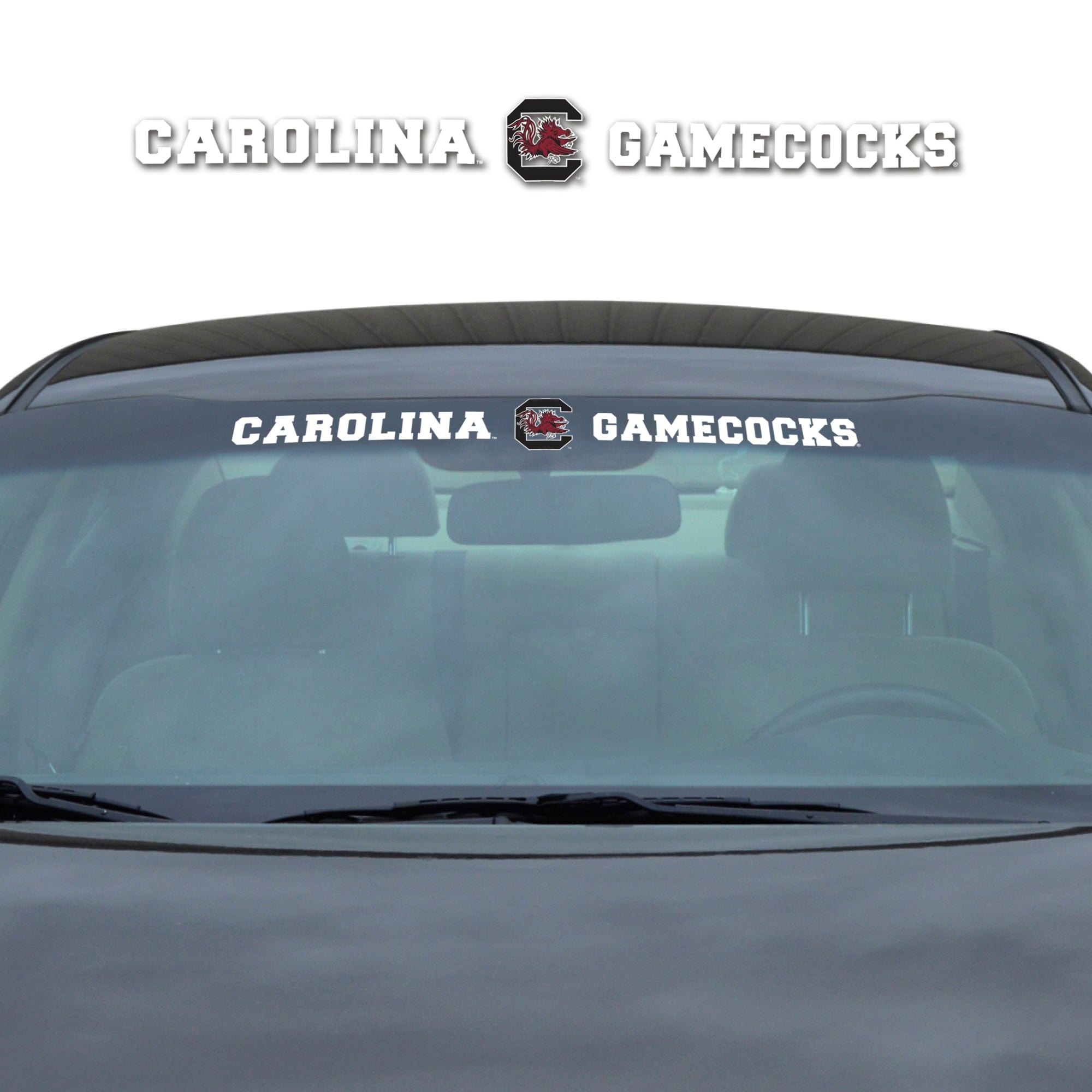 South Carolina Gamecocks Sun Stripe Windshield Decal 3.25 in. x 34 in.