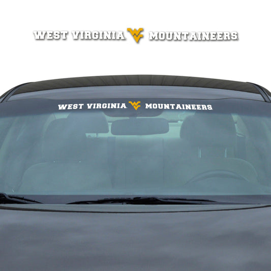 West Virginia Mountaineers Sun Stripe Windshield Decal 3.25 in. x 34 in.