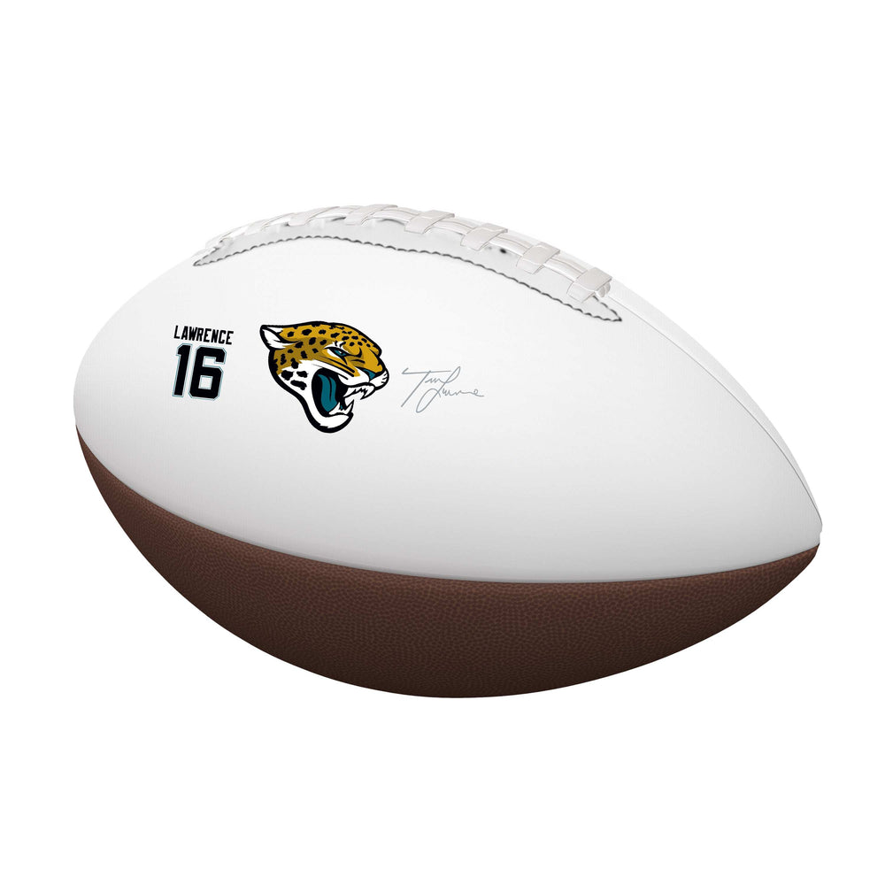 Jacksonville Jaguars Players Mini Trevor Lawrence Autograph Football - Logo Brands - Flyclothing LLC