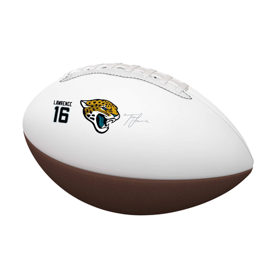 Jacksonville Jaguars Players Mini Trevor Lawrence Autograph Football - Logo Brands - Flyclothing LLC