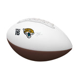 Jacksonville Jaguars Players Mini Trevor Lawrence Autograph Football - Logo Brands - Flyclothing LLC