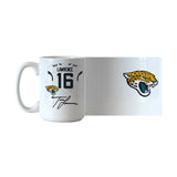 Jacksonville Jaguars Trevor Lawrence Jersey 15oz Sublimated Mug - Logo Brands - Flyclothing LLC