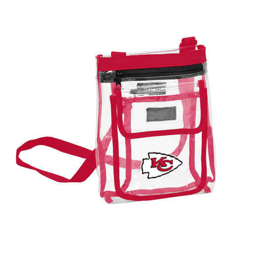 Kansas City Chiefs Clear Crossbody - Logo Brands - Flyclothing LLC