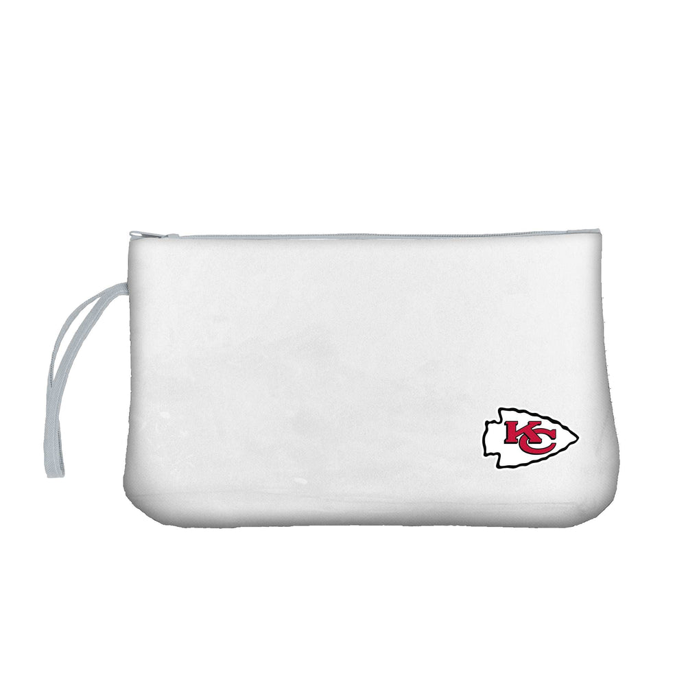 Kansas City Chiefs Clear Wristlet - Logo Brands - Flyclothing LLC
