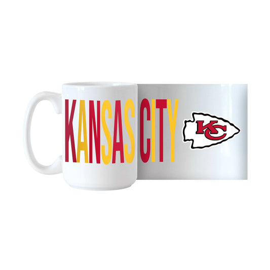 Kansas City Chiefs 15oz Overtime Sublimated Mug - Logo Brands - Flyclothing LLC