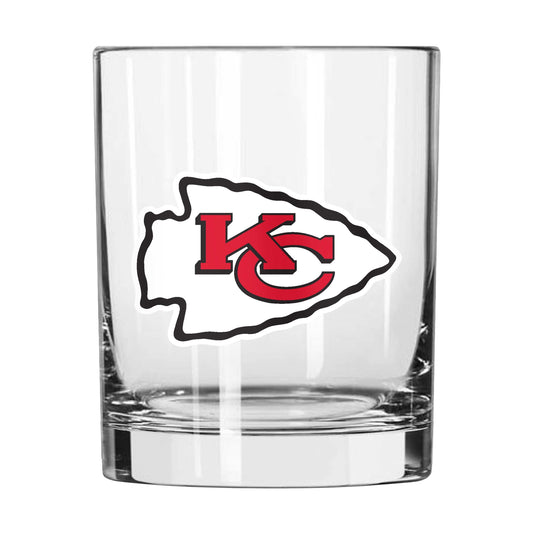 Kansas City Chiefs 14oz Swagger Rocks Glass - Logo Brands - Flyclothing LLC