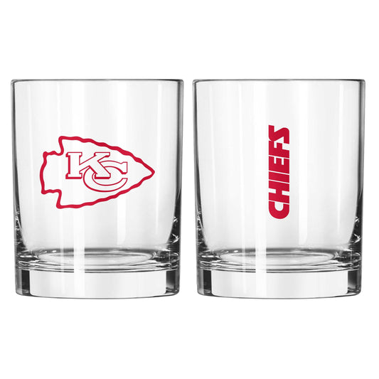 Kansas City Chiefs 14oz Gameday Rocks Glass - Logo Brands - Flyclothing LLC