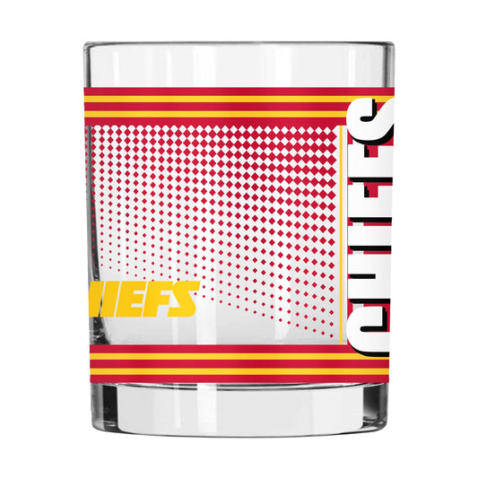 Kansas City Chiefs 14oz Hero Rocks Glass - Logo Brands - Flyclothing LLC