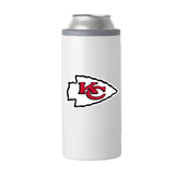 Kansas City Chiefs Letterman 12 oz Slim Can Coolie - Logo Brands - Flyclothing LLC