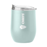 Kansas City Chiefs 16oz Vertical Powder Coat Curved Beverage - Logo Brands - Flyclothing LLC