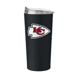 Kansas City Chiefs Black 20oz Flipside Powder Coat Tumbler - Logo Brands - Flyclothing LLC