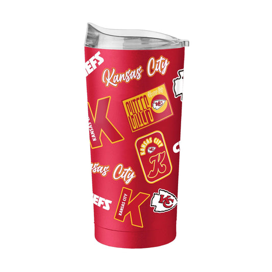 Kansas City Chiefs 20oz Dreamweave Powder Coat Tumbler - Logo Brands - Flyclothing LLC