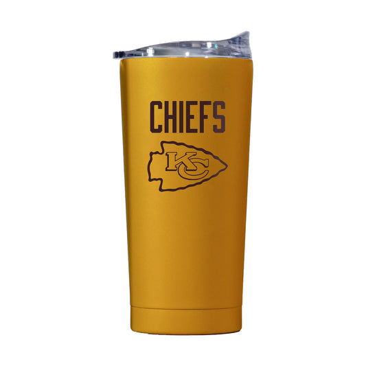 Kansas City Chiefs 20oz Huddle Powder Coat Tumbler - Logo Brands - Flyclothing LLC