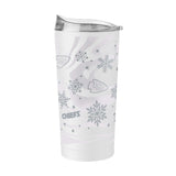 Kansas City Chiefs White 20oz Snow Flurries Powder Coat Tumbler - Logo Brands - Flyclothing LLC
