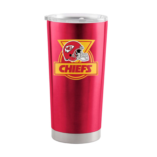 Kansas City Chiefs 20oz Retro Stainless Steel Tumbler - Logo Brands - Flyclothing LLC