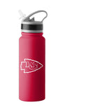 Kansas City Chiefs Logo 25oz Stainless Single Wall Flip Top Bottle - Logo Brands - Flyclothing LLC