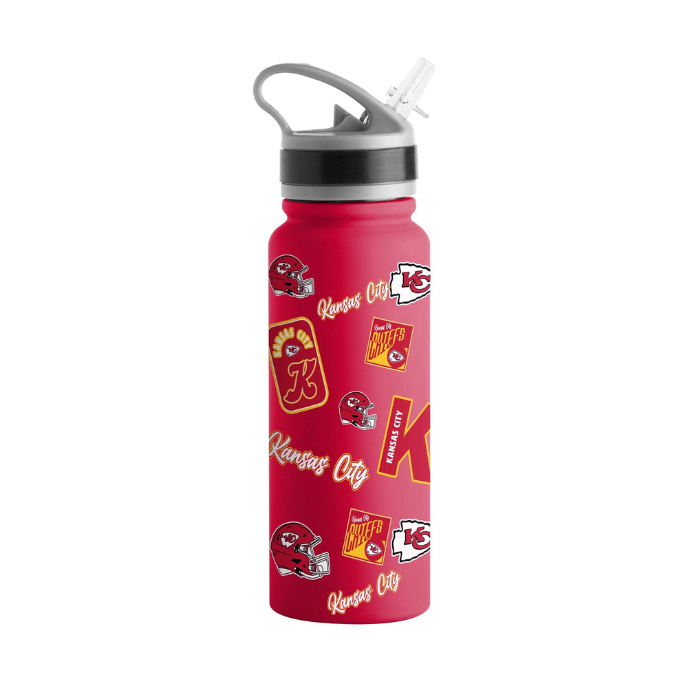 Kansas City Chiefs 25oz Dreamweave SingleWall FlipTop Bottle - Logo Brands - Flyclothing LLC