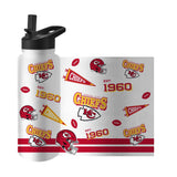 Kansas City Chiefs 34oz TJX Native Quencher Bottle - Logo Brands - Flyclothing LLC