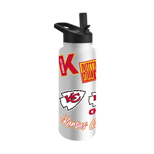 Kansas City Chiefs Dreamweave 34oz Quencher Bottle - Logo Brands - Flyclothing LLC