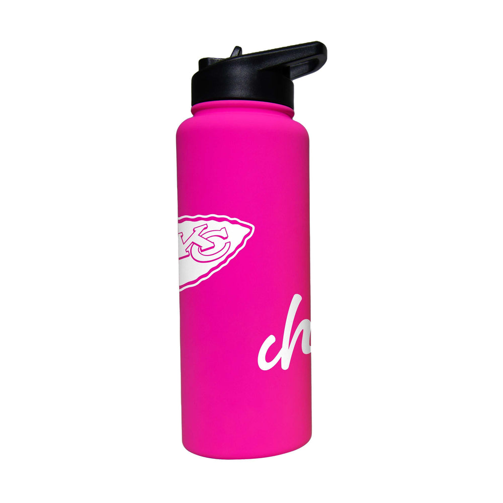 Kansas City Chiefs 34oz Electric Bold Soft Touch Quencher - Logo Brands - Flyclothing LLC