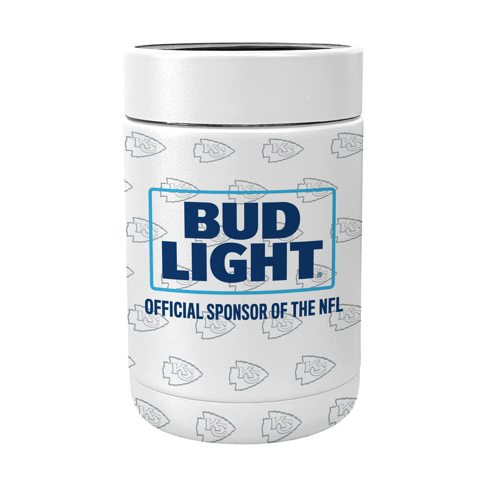 Kansas City Chiefs Budlight Powder Coat Coolie - Logo Brands - Flyclothing LLC