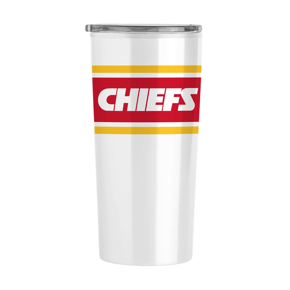 Kansas City Chiefs 20oz Stripe Fusion Tumbler - Logo Brands - Flyclothing LLC
