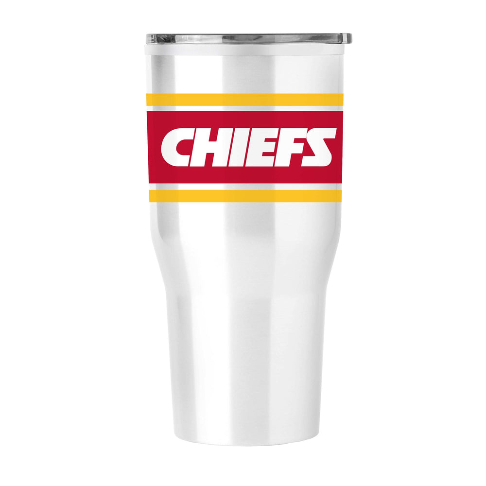 Kansas City Chiefs 30oz Stripe Fusion Tumbler - Logo Brands - Flyclothing LLC